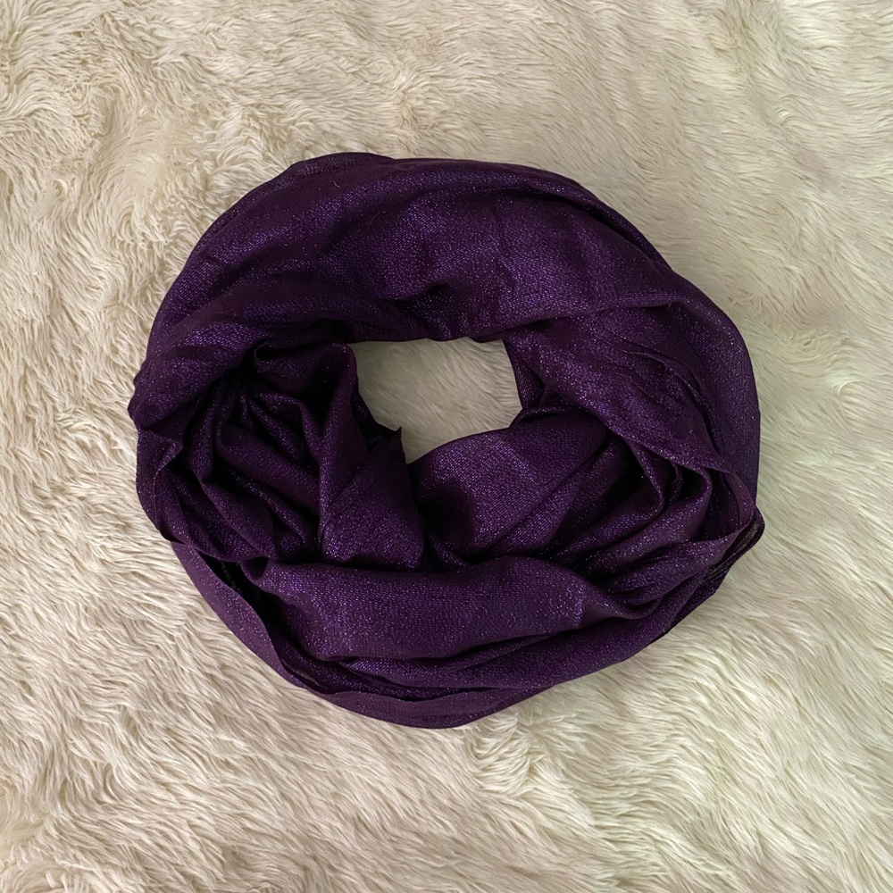 Express purple shimmer infinity Scarf